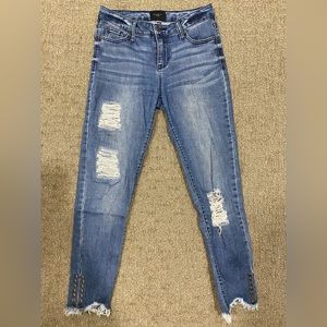 Celebrity pink skinny jeans